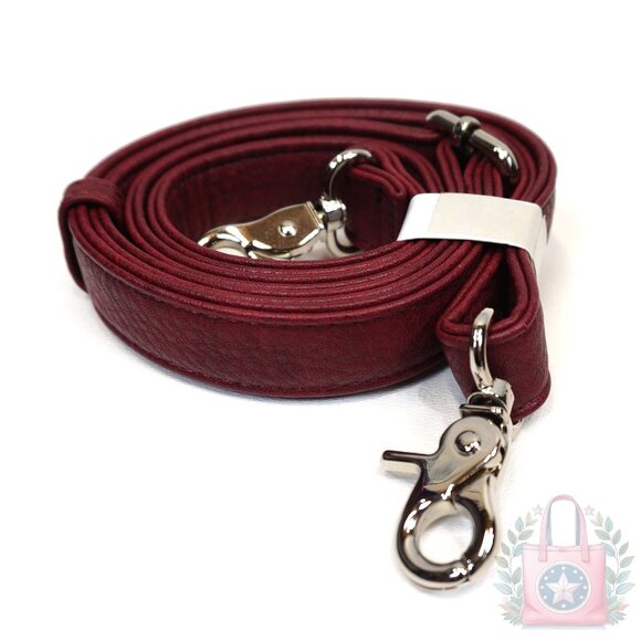 Lady Conceal Burgundy Ann Satchel Concealed Carry Leather Crossbody - Picture 7 of 9